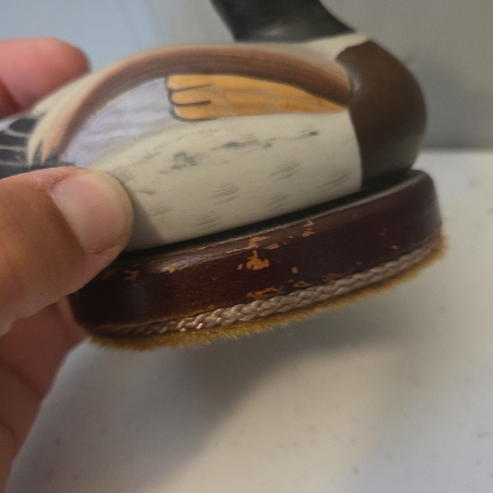 Ceramic Duck Shoe Polisher Buffer Lint Remover Vintage Man Cave Barbershop Decor - Picture 11 of 14